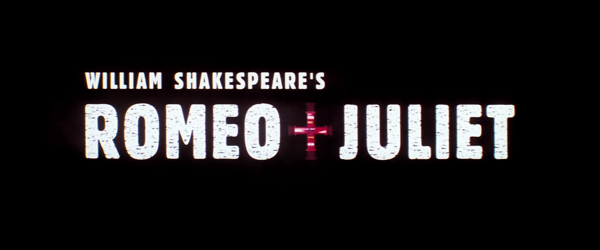 Frame from Romeo + Juliet